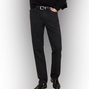 Banana Republic Men's Traveler Pants Size 34 Black NWT Office Wear Casual